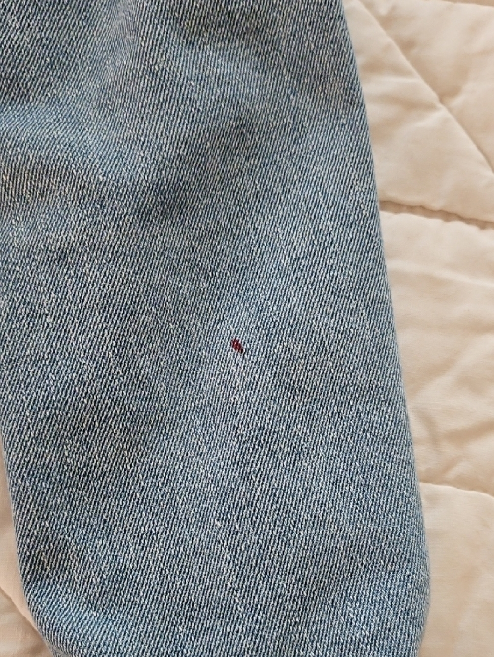 Ci Sono Cropped -Faded Denim Jacket - Size L - Picture 6 of 7